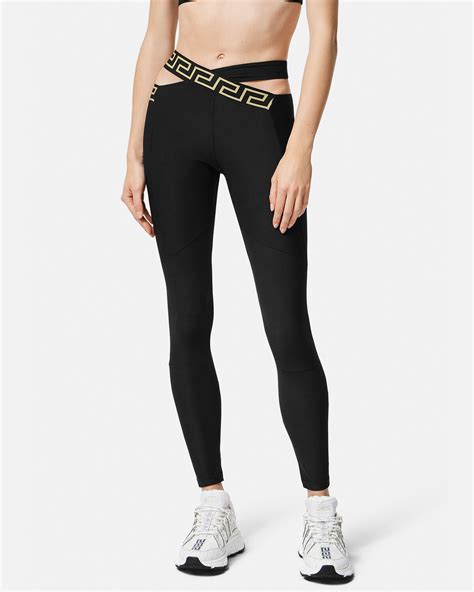 versace greca border leggings.